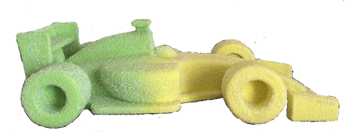 CANDY RACE CAR JAUNE/VERT