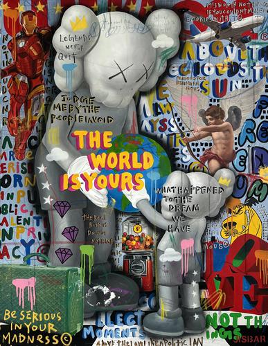 IRON PLANE WORLD KAWS