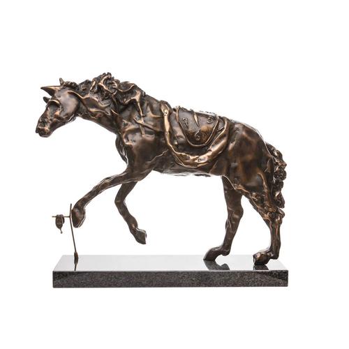 HORSE SADDLED WITH TIME