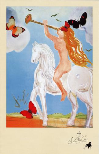 LADY GODIVA WITH BUTTERFLIES
