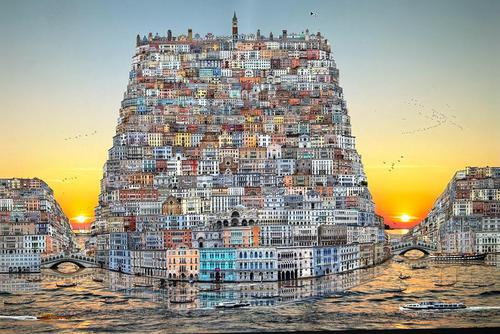 La Babele di Venezia al Tramonto