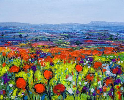 Poppies and Field